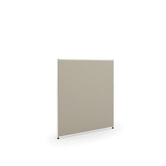 Verse Panel | 42"H x 36"W | Light Gray Finish | Gray Fabric