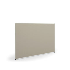 Verse Panel | 42"H x 60"W | Light Gray Finish | Gray Fabric