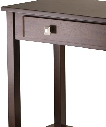 Winsome Richmond 33.98-inch x 29.92-inch x 15.69-inch Wood Console Hall Table Tapered Leg, Brown (94136)