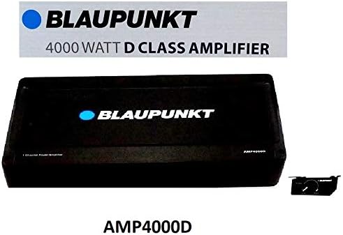 Blaupunkt AMP4000D AMP4000D 4,000-Watt-Max Monoblock Class D Amp with Bass Remote