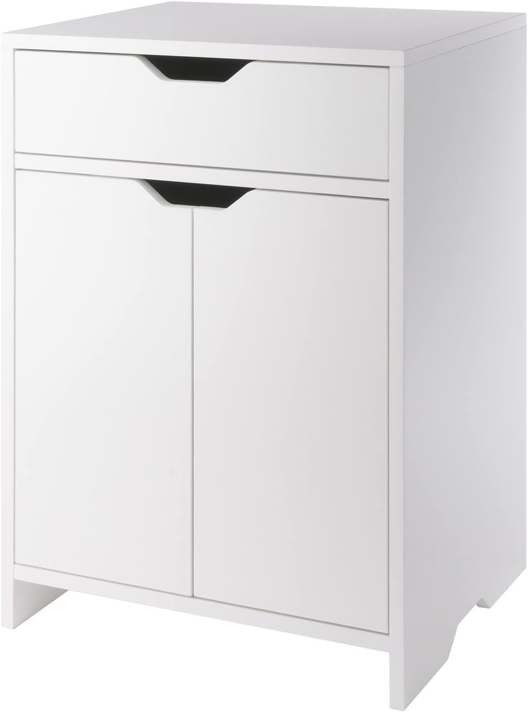 Winsome Wood Nova Storage Cabinet, 1-Drawer, White