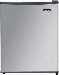 Magic Chef Energy Star Mini Refrigerator, Small Refrigerator for Office, Apartment, or Dorm, Stainless-Steel Finish, 2.4 Cubic Feet