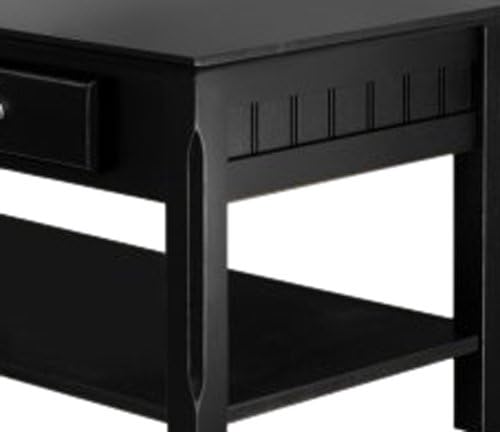Winsome Timber Occasional Table, Black, 38 inches