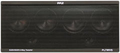 Pyle 6 Way Car Stereo Speaker-Dual 200 Watt High Powered Loud Sound Speakers System with 60mm Piezo Midrange,40mm Audio Tweeter,4 Ohm,2.5 kHz-20 kHz-Wire,Sun Visor Mount Strap-Pyle PLTWVS(Pair),Black