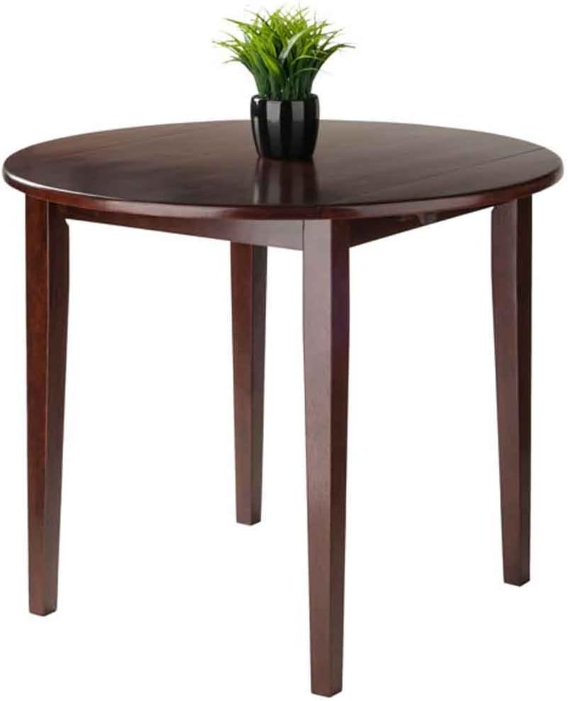 Winsome Wood Clayton Dining Walnut, 35.98x35.98x29.13