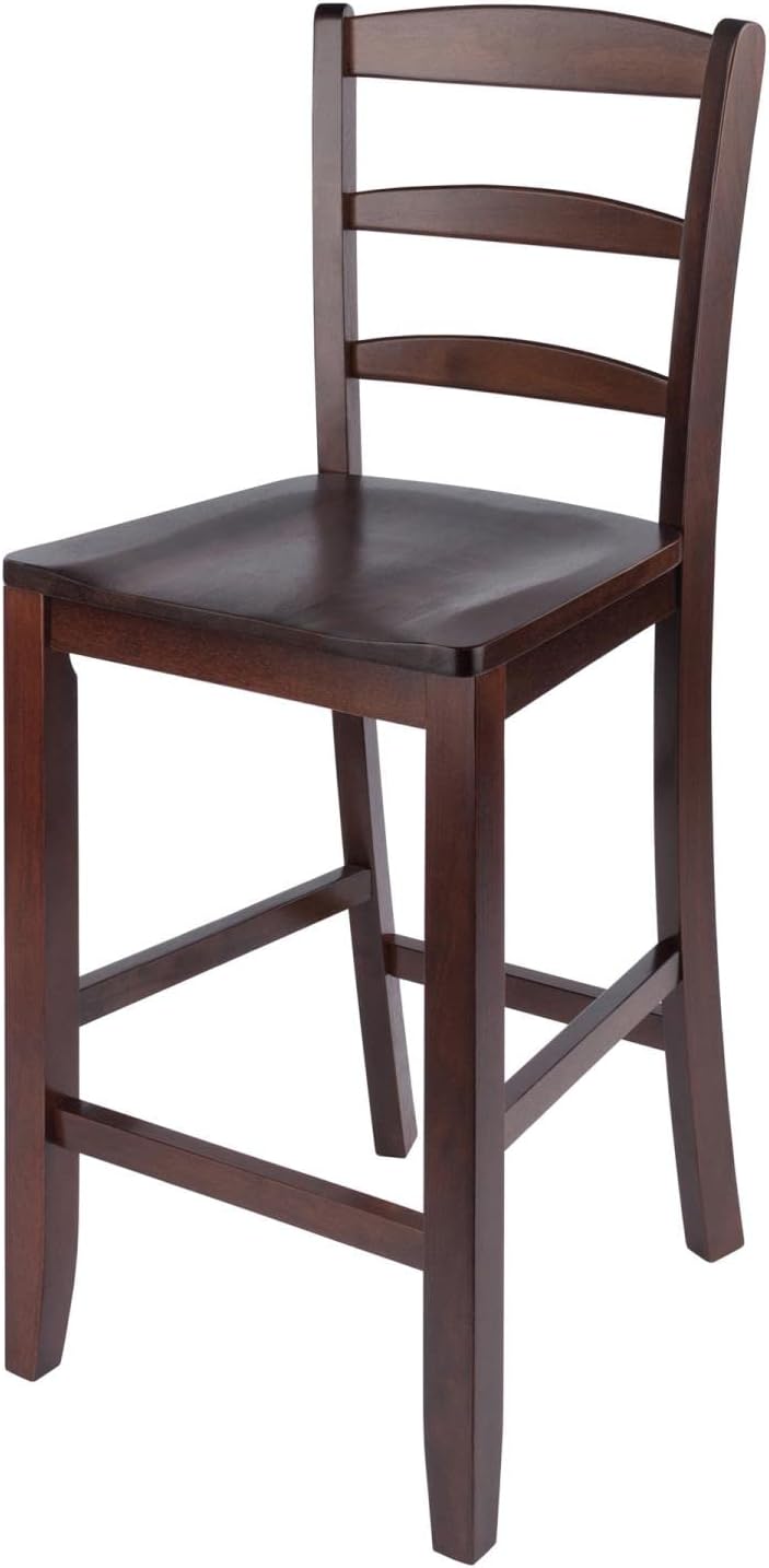 Winsome Benjamin Stool, 24", Antique Walnut