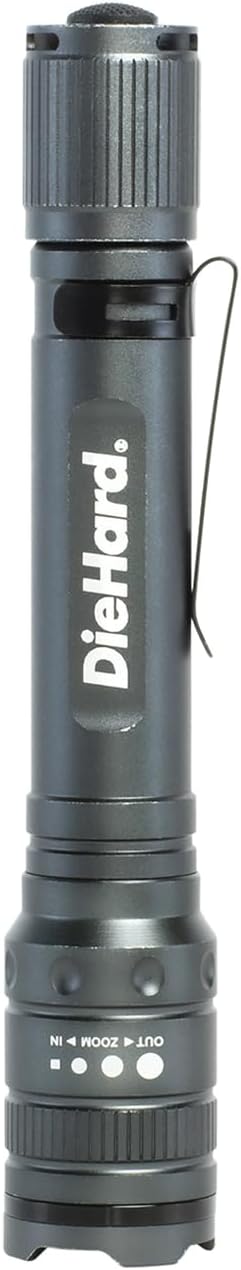 DieHard 41-6647 270-Lumen Aluminum Twist-Focus Flashlight