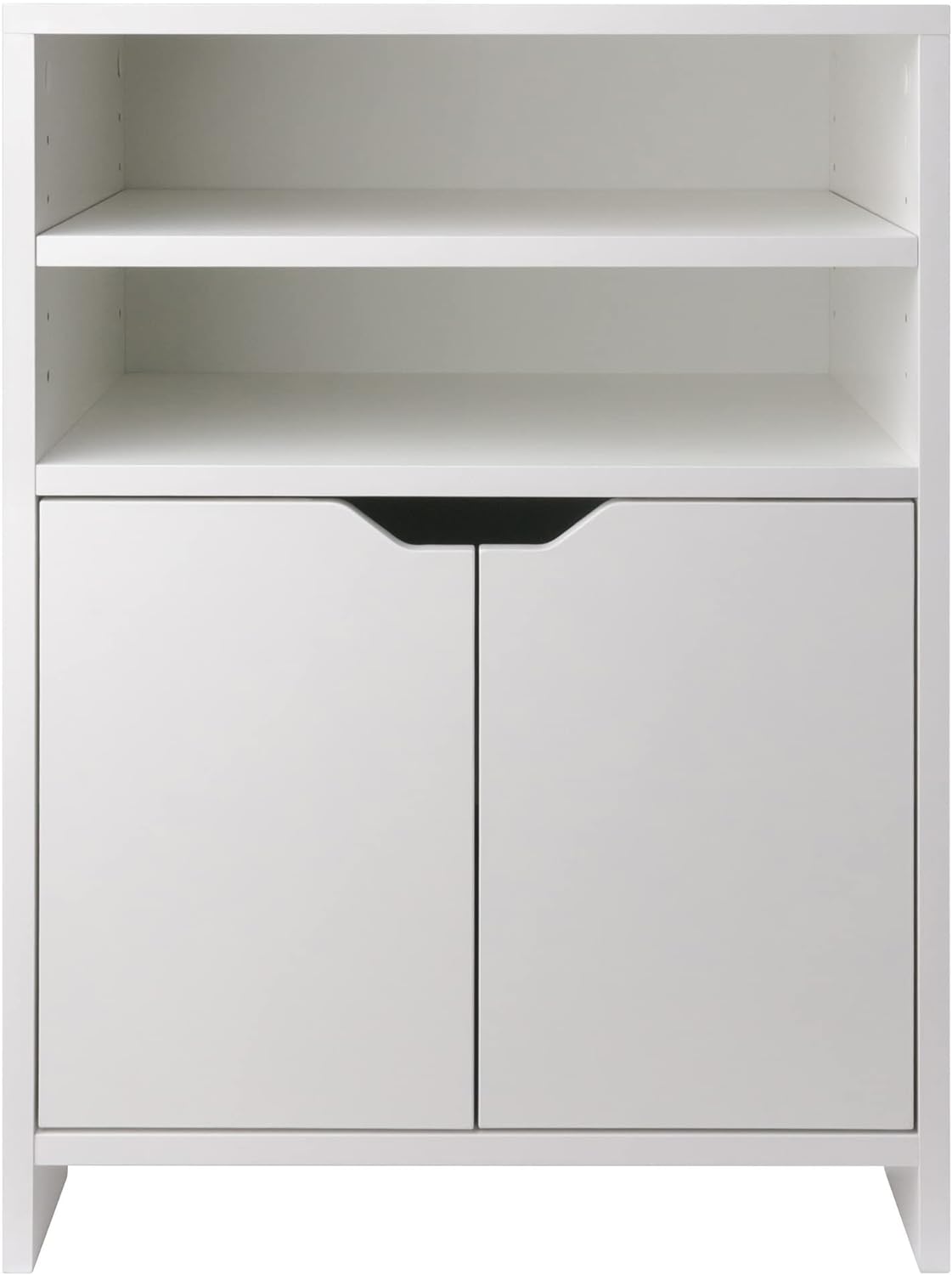 Winsome Wood Nova Storage Cabinet, 1-Drawer with Open Shelf, White