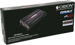Orion Cobalt CBT4500.4 4500 Watts Class A/B 4-Channel Car Amplifier Mosfet with 4-Way Circuitry Protection