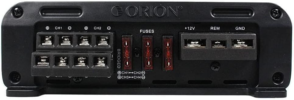 Orion Cobalt CBT4500.4 4500 Watts Class A/B 4-Channel Car Amplifier Mosfet with 4-Way Circuitry Protection