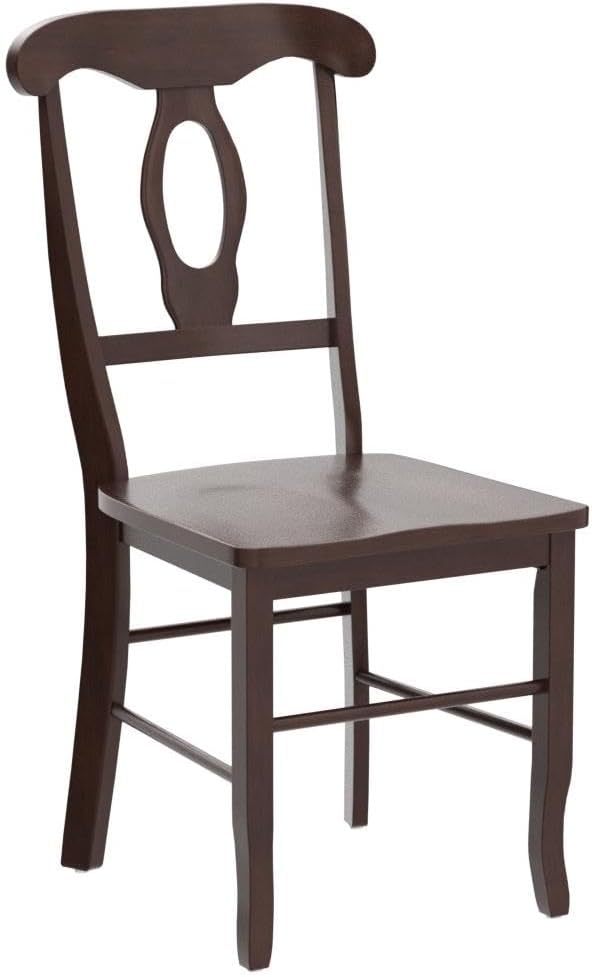 Winsome Renaissance 2-pc Dining Chair Set, Key hole back, Walnut