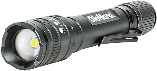 DieHard 41-6647 270-Lumen Aluminum Twist-Focus Flashlight