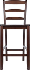 Winsome Benjamin Stool, 24", Antique Walnut