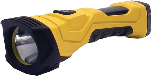 Dorcy 41-4750 Pro Series 300-Lumen LED Cyber Flashlight with Lanyard, Yellow