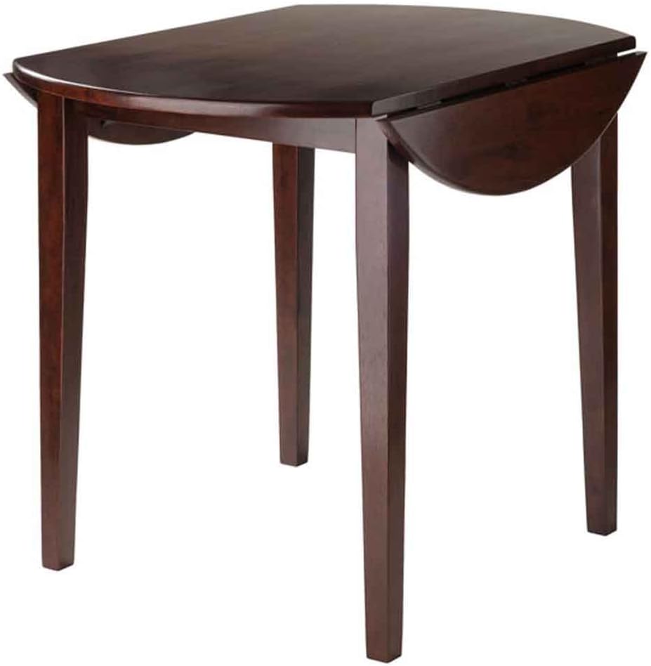 Winsome Wood Clayton Dining Walnut, 35.98x35.98x29.13