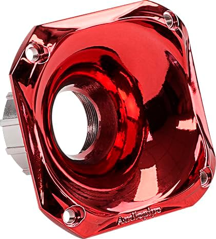 Audiopipe Eye Candy APH-3535-Red High Frequency Horn for Driver, Screw On (Red, 3.5 Inch)