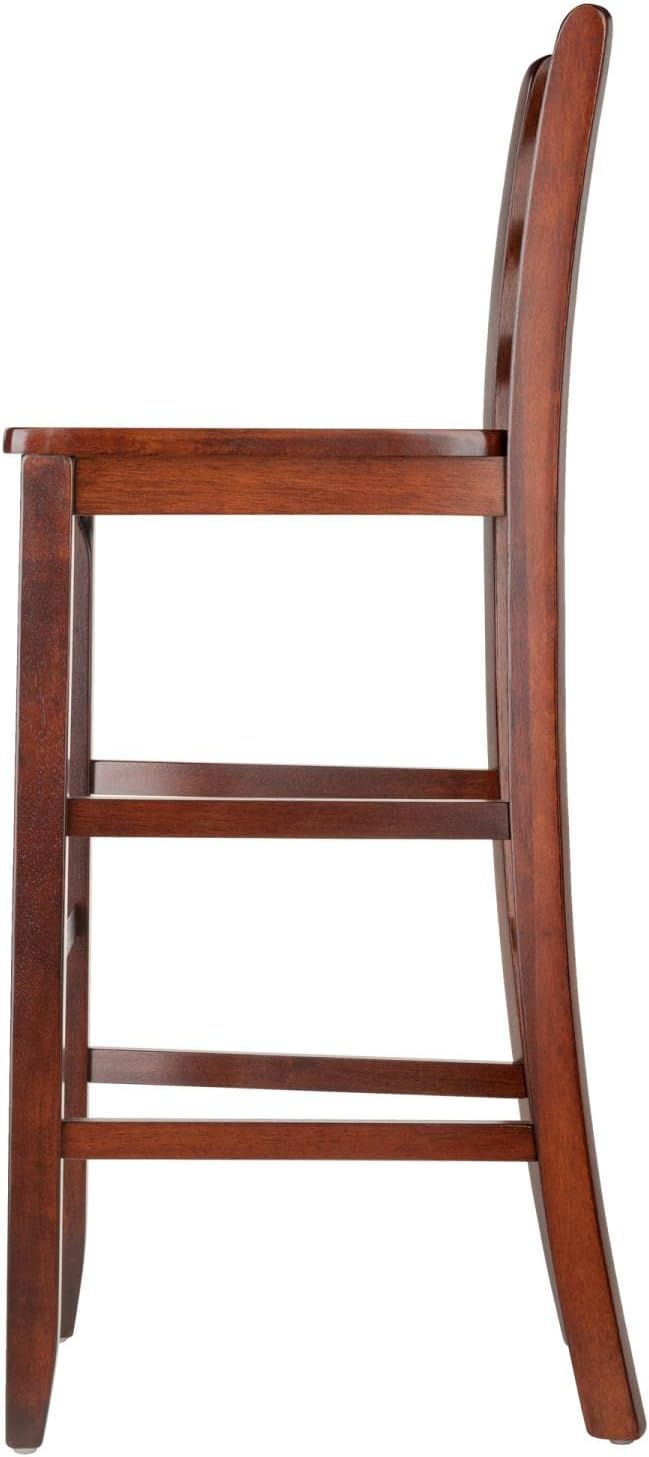 Winsome 29-Inch Bar Ladder Back Stool, Set of 2