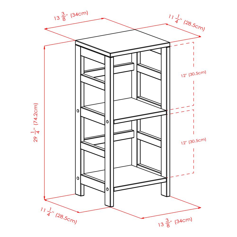 Leo 3pc Shelf and Baskets; One shelf, 2 small Baskets; 2 cartons