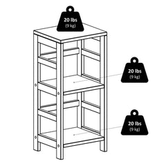 Leo 3pc Shelf and Baskets; One shelf, 2 small Baskets; 2 cartons