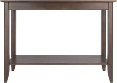 Winsome Wood Santino Console Table, 30 H, Oyster Gray