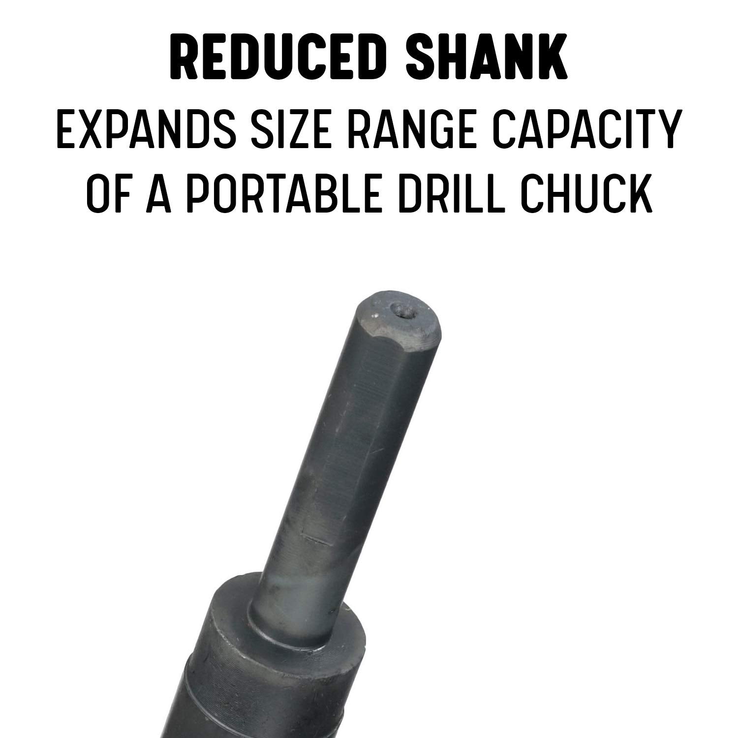 Drill America - DWDRSD1-1/8 1-1/8" Reduced Shank High Speed Steel Drill Bit with 1/2" Shank, DWDRSD Series