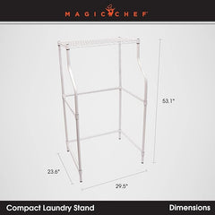 Magic Chef MCSLS12W Compact Laundry Rack