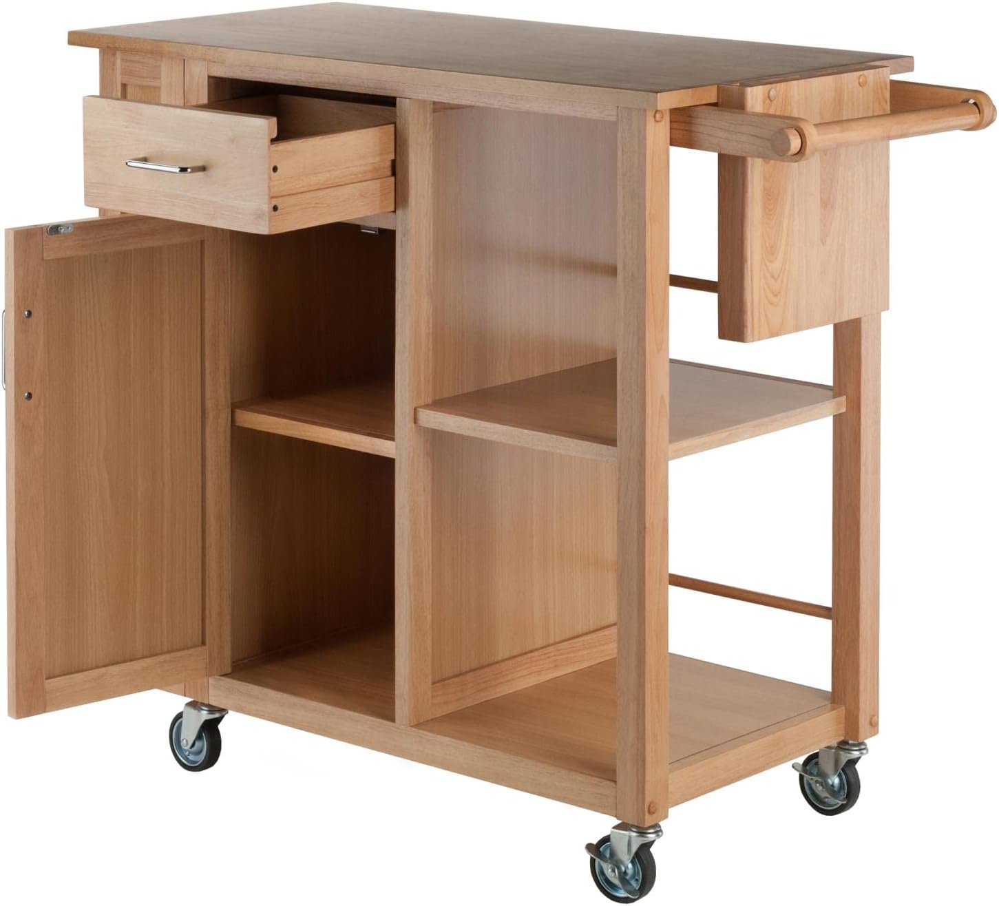 Winsome 89443 Douglas Cart Kitchen, Natural 42.52x18.98x35.35