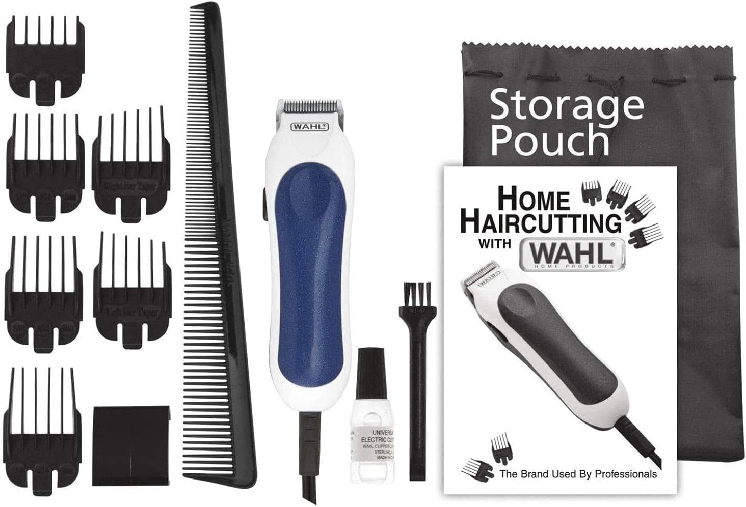 Wahl 12 Pieces Mini Pro Cord Clipper and Trimmer 9307