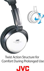 JVC HARX500 Full-Size Headphones (Silver)