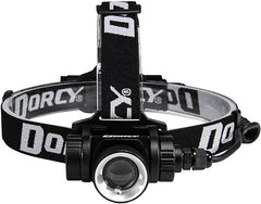 Dorcy 41-2121 1,000-Lumen Pro Water-Resistant Aluminum LED Rechargeable Headlamp