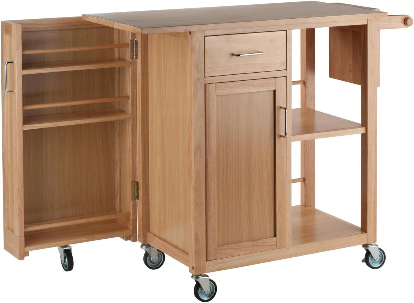 Winsome 89443 Douglas Cart Kitchen, Natural 42.52x18.98x35.35