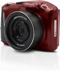 Minolta MND50 48 MP / 4K Ultra HD Digital Camera (Red)