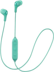 JVC HAFX9BTG Gumy In-Ear Wireless Bluetooth Headphones with Microphone (Green)