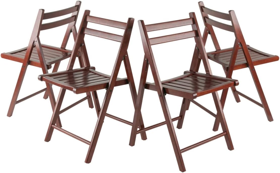 Winsome Wood Robin Seating, Walnut (Set of 4)