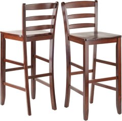 Winsome 29-Inch Bar Ladder Back Stool, Set of 2