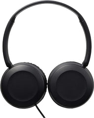 JVC HAS31MB On-Ear Wired Headphones with Microphone (Black)