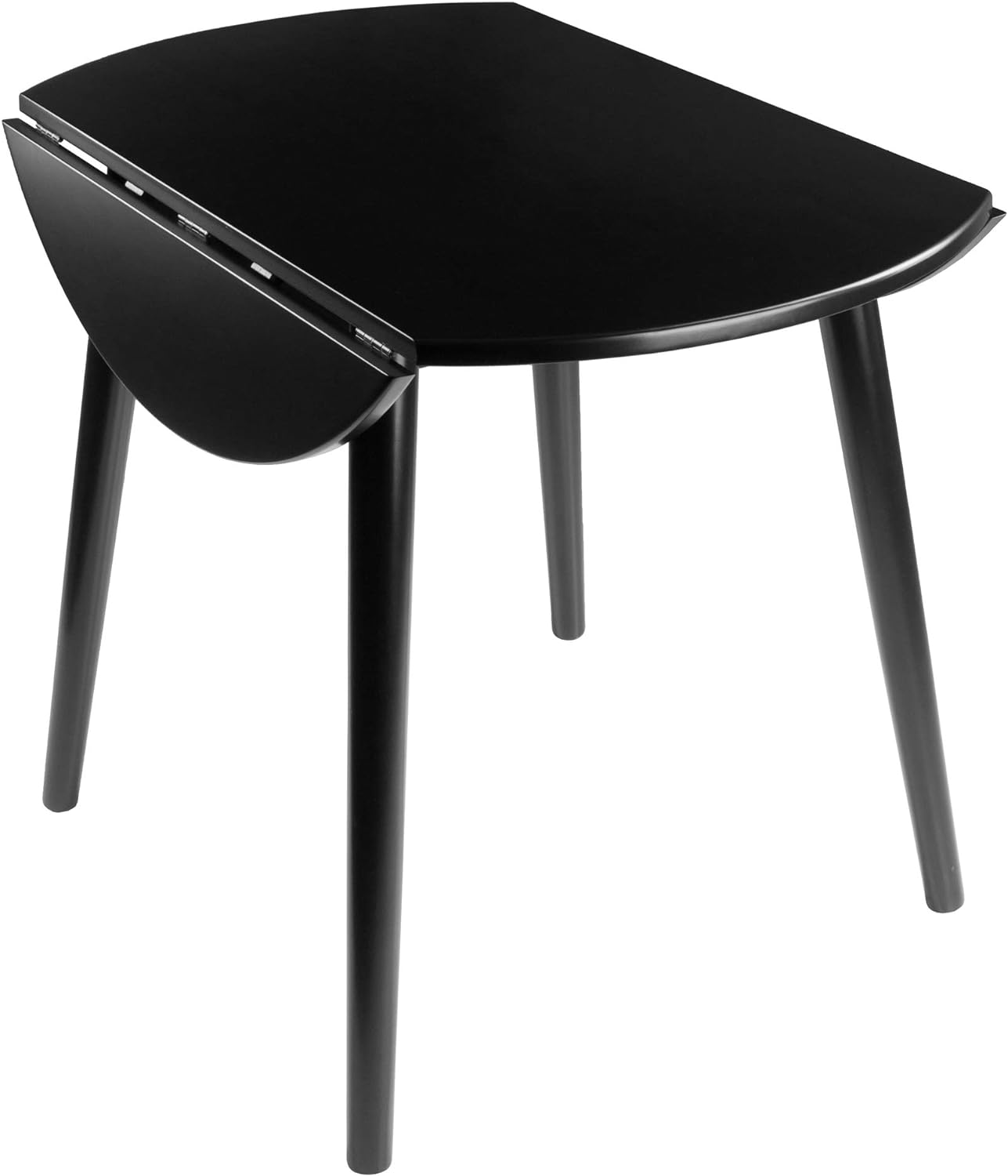 Winsome Moreno Dining Table, Black 35.43x35.43x28.94