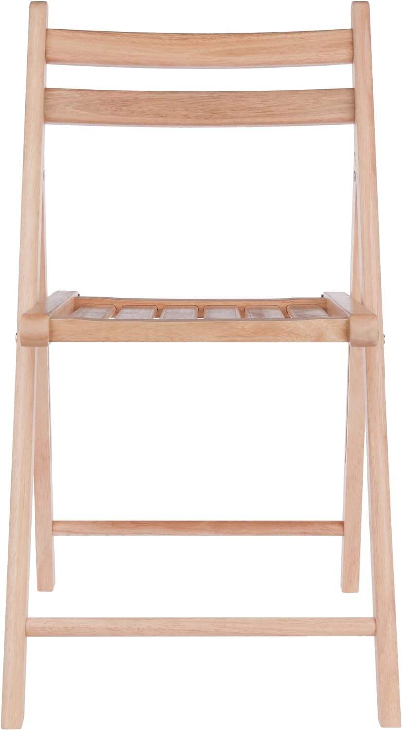 Robin 4-PC Folding Chair Set - Parent,Natural Finish, Set of 4, Wood