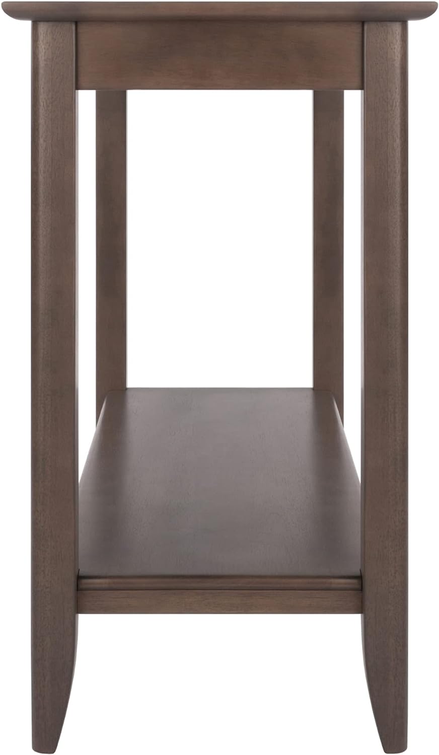 Winsome Wood Santino Console Table, 30 H, Oyster Gray