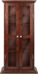 Winsome Wood DVD/CD Cabinet, Antique Walnut (94944)