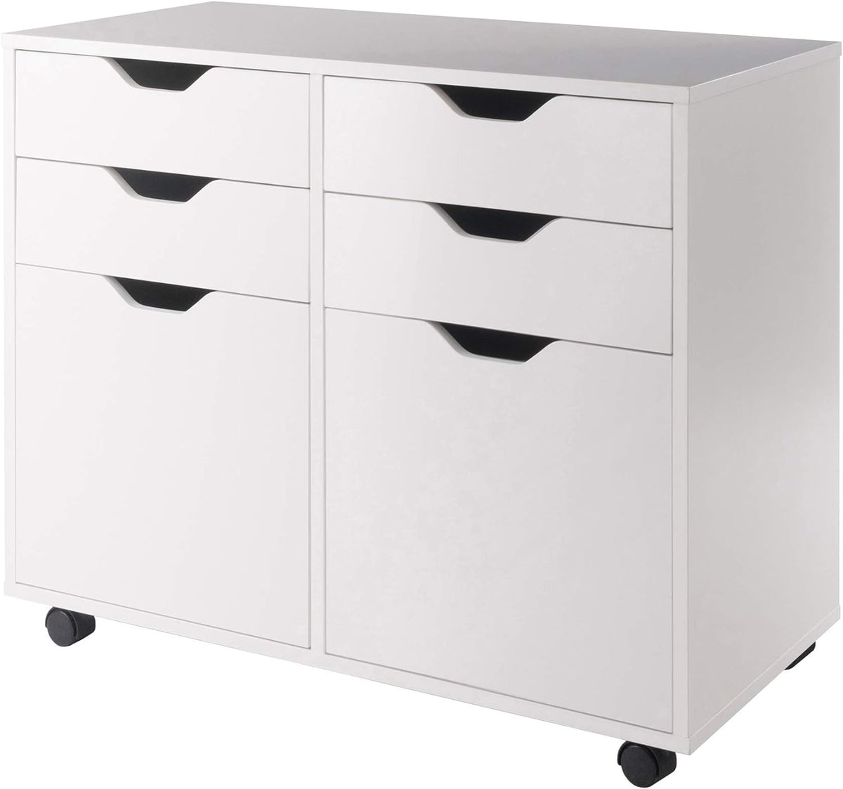 Winsome Wood Halifax Cabinet, 4-Drawer, White