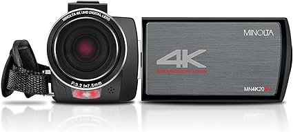 Minolta MN4K20NV MN4K20NV 4K Ultra HD IR Night Vision Camcorder