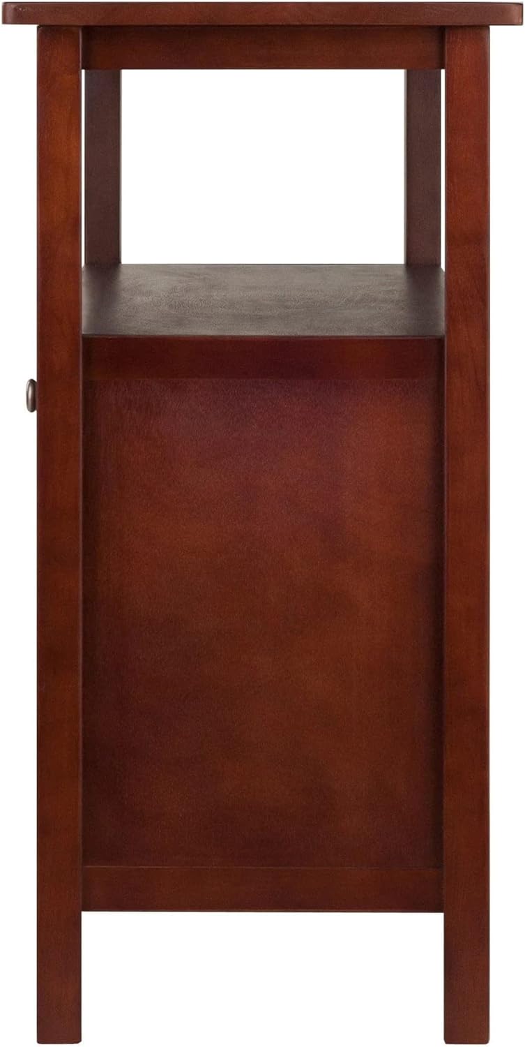 Winsome Colby Buffet Cabinet, Walnut, 45.51x15.75x32.05