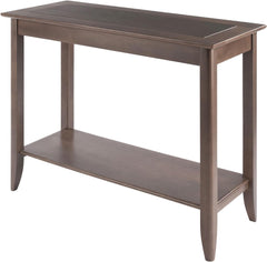 Winsome Wood Santino Console Table, 30 H, Oyster Gray