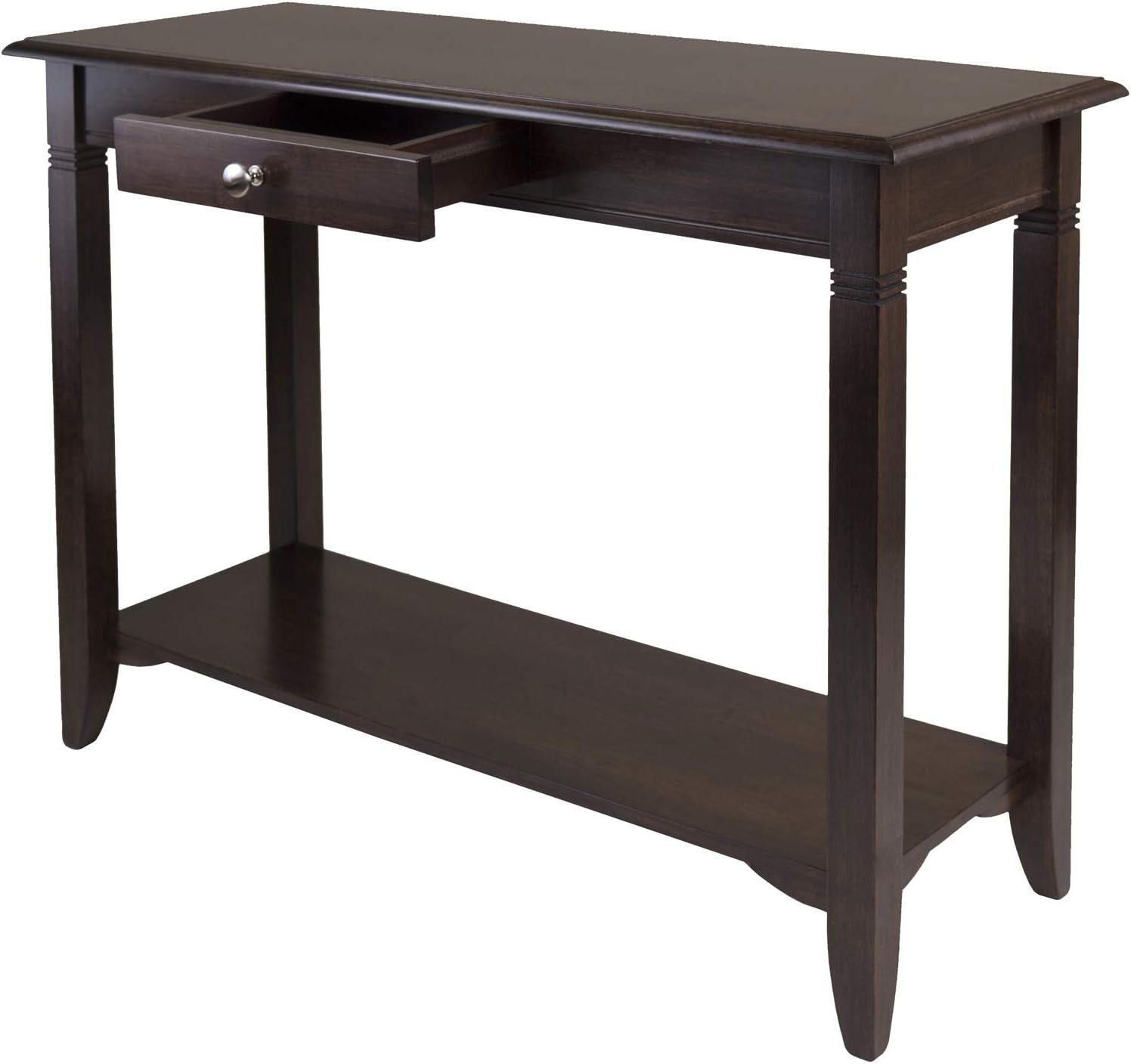 Winsome Nolan 30 x 40 x 15.98-Inch Composite Wood Console Table With Drawer, Cappuccino (40640)