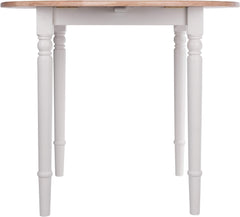 Winsome Wood Sorella Dining, 30 H, Natural/White