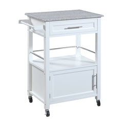 Mitchell Kitchen Cart With Granite Top