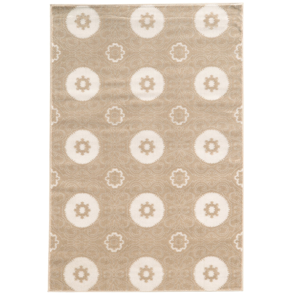 Prisma Karma Light Beige & White 5.3x7.6, Rug