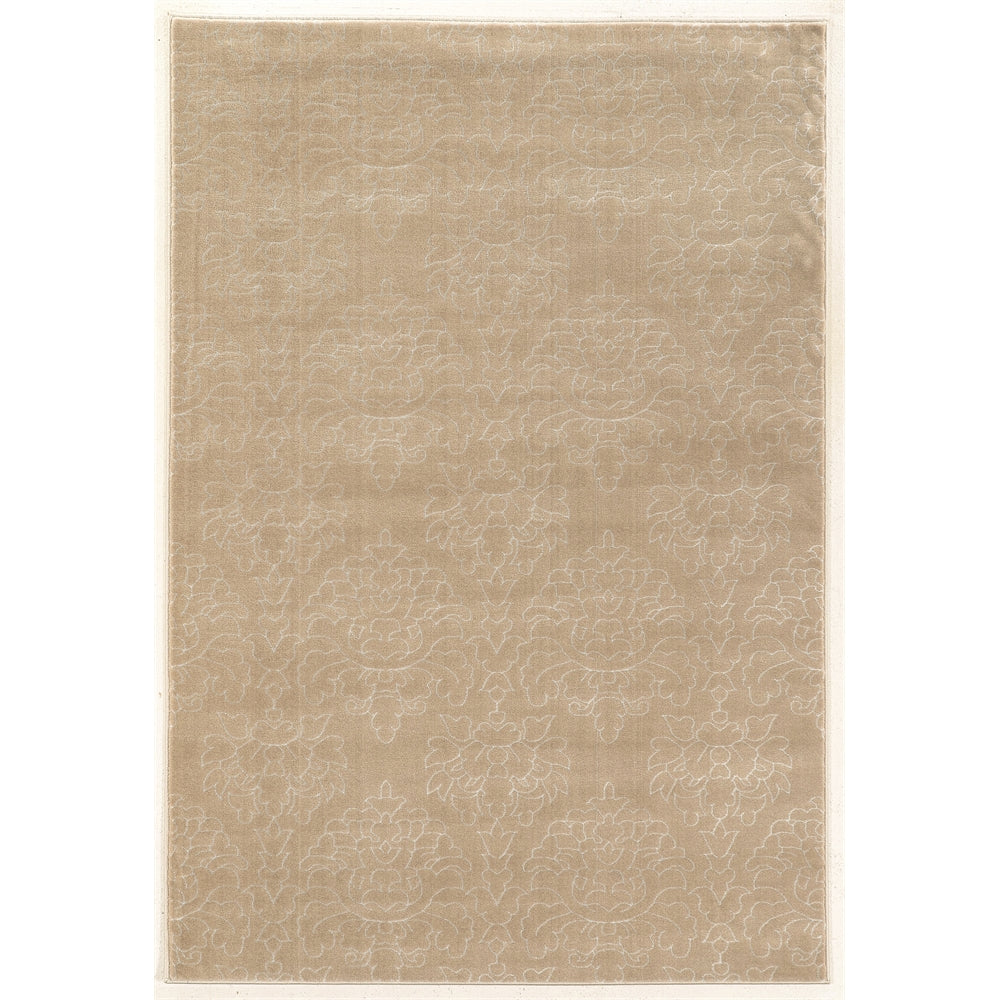 Prisma Chloe Light Beige, 63"W X 90"D X .25"H, Lt Beige