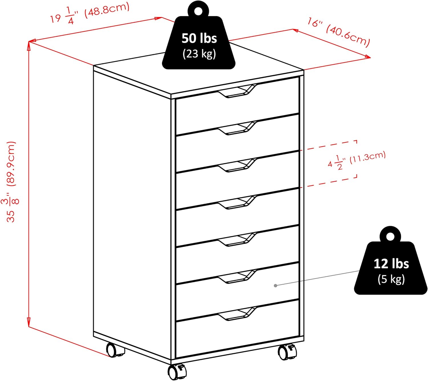 Winsome Wood Halifax Cabinet for Closet/Office